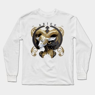 Design for Aries Zodiac Sign_6 Long Sleeve T-Shirt